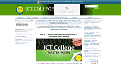 Desktop Screenshot of en.ict.edu.rs