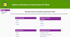 Desktop Screenshot of kursevi.ict.edu.rs