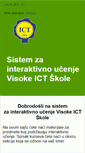 Mobile Screenshot of kursevi.ict.edu.rs